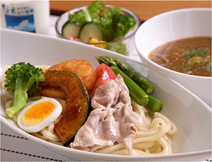 こえる 美瑛カレーうどん／つけ麺タイプ